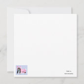 Happy Easter Basset Hound Easter Bunny card (Rückseite)