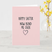Happy Easter Bend Over Card Karte (Gelbe Blume)