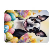 Happy Easter Boston Terrier Magnet (Horizontal)
