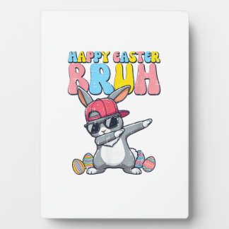 Happy Easter Bruh Bunny Dab Rabbit Dance Boys Kids Fotoplatte