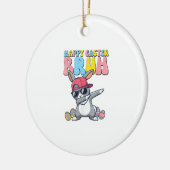 Happy Easter Bruh Bunny Dab Rabbit Dance Boys Kids Keramik Ornament (Links)
