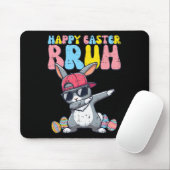 Happy Easter Bruh Bunny Dab Rabbit Dance Boys Kind Mousepad (Mit Mouse)