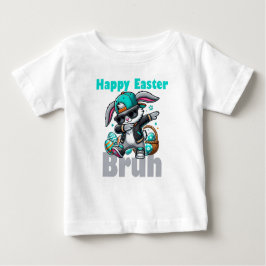 Happy Easter Bruh, Easter Bunny Dabbing Baby T-shirt