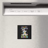 Happy Easter Bruh Funny Dabbing Bunny Rabbit Bro Magnet (In Situ (Geschirrspüler))