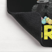 Happy Easter Bruh Funny Monster Truck Bunny Eggs B Mousepad (Ecke)