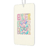 Happy Easter Bunny Coquette Bow Preppy Easter Day  Autolufterfrischer (Links)