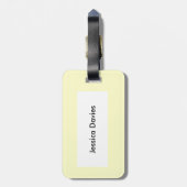 Happy Easter Bunny Custom Luggage Tag Gepäckanhänger (Rückseite vertikal)