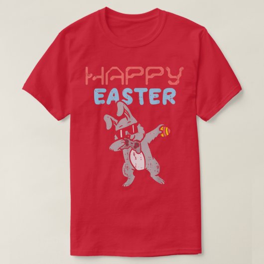 Happy Easter Bunny Dab Dance Easter Video Game Gam T-Shirt (Design vorne)
