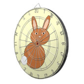 Happy Easter Bunny Dart Board Dartscheibe (Vorderseite rechts)