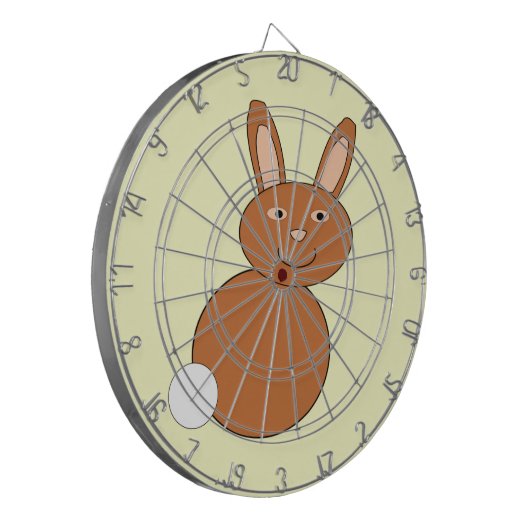 Happy Easter Bunny Dart Board Dartscheibe (Vorderseite Links)