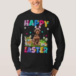 Happy Easter Bunny Doberman Pinscher Dog Oster Su T-Shirt