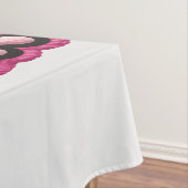 Happy Easter Bunny Ears Cute Carrot Bow Funny East Tischdecke (Beispiel)