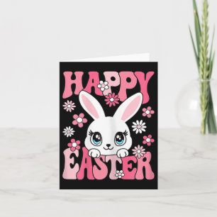 Happy Easter Bunny Easter Rabbit Frauen Mädchen Ki Karte