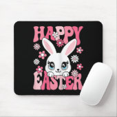Happy Easter Bunny Easter Rabbit Frauen Mädchen Ki Mousepad (Mit Mouse)