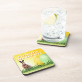 HAPPY EASTER - Bunny & Eggs Untersetzer (Rechte Seite)