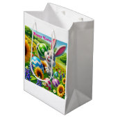 Happy “Easter Bunny” Gift Bag Mittlere Geschenktüte (Vorderseite Schrägansicht)