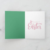 Happy Easter Bunny Greeting Karte (Innenseite)