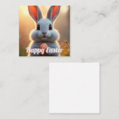 Happy Easter Bunny in the Magic of Spring Mitteilungskarte (Vorne/Hinten)