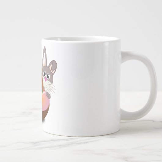 "HAPPY EASTER" BUNNY Jumbo-Tasse (Rechts)
