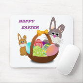 "HAPPY EASTER" BUNNY MOUSEPAD (Mit Mouse)