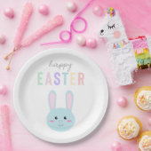 Happy Easter Bunny Niedlich Simple Pastel Modern Pappteller (Party)