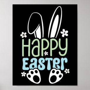 Happy Easter Bunny - Niedliches Osterdesign für Ju Poster