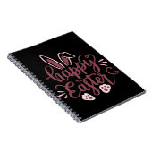 Happy Easter Bunny Notebook - Niedliches Spring Jo Notizblock (Rechte Seite)