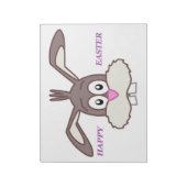 "HAPPY EASTER" BUNNY NOTIZBLOCK (Rotiert)