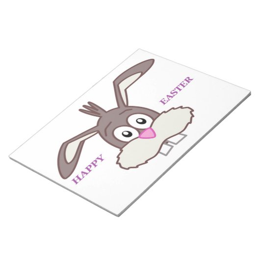 "HAPPY EASTER" BUNNY NOTIZBLOCK (angewinkelt)