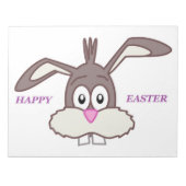 "HAPPY EASTER" BUNNY NOTIZBLOCK (Vorderseite)
