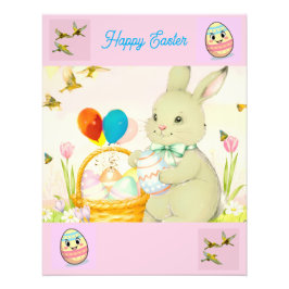 Happy Easter Bunny Photo Fotodruck