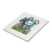 Happy Easter Bunny Pixel Game Gaming Gamer Boys Ki Fliese (Seite)