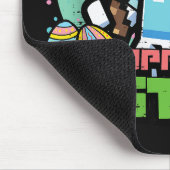 Happy Easter Bunny Pixel Game  Mousepad (Ecke)