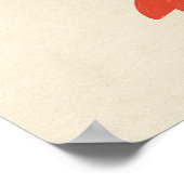 Happy Easter Bunny Poster (Ecke)