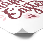 Happy Easter Bunny Poster - Niedlicher Frühlingsta (Ecke)