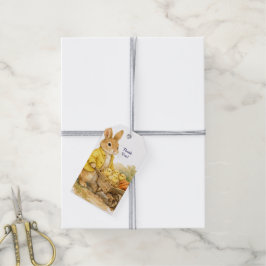 Happy Easter Bunny Rabbit Baby Shower Geschenkanhänger