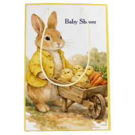 Happy Easter Bunny Rabbit Baby Shower Mittlere Geschenktüte