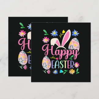 Happy Easter Bunny Rabbit Face Funny