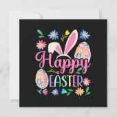 Happy Easter Bunny Rabbit Face Funny (Vorderseite)