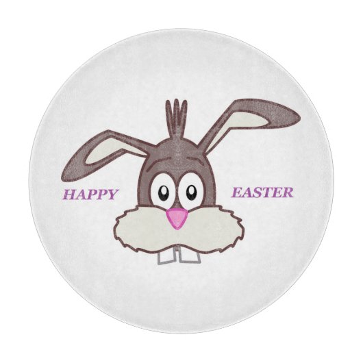 "HAPPY EASTER" BUNNY SCHNEIDEBRETT (Vorderseite)