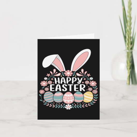 Happy Easter Bunny Spring Easter Easter Easter Fra Karte (Vorderseite)