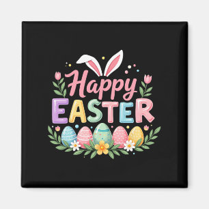 Happy Easter Bunny Spring Easter Easter Easter Fra Magnet