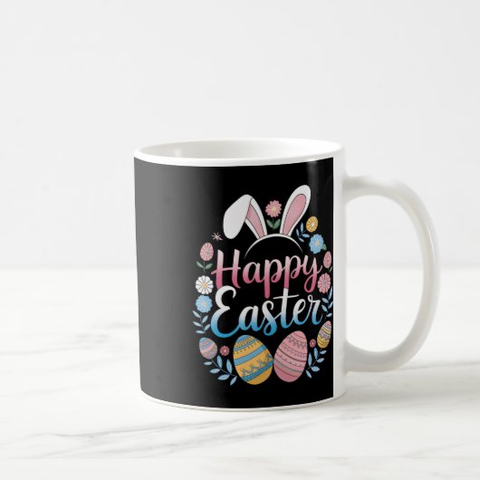 Happy Easter Bunny Spring Easter Egg Easter Shirts Kaffeetasse (Rechts)