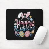 Happy Easter Bunny Spring Easter Egg Easter Shirts Mousepad (Mit Mouse)