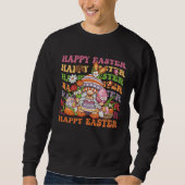 Happy Easter Bunny Spring Gnome Easter Egg Huntin Sweatshirt (Vorderseite)
