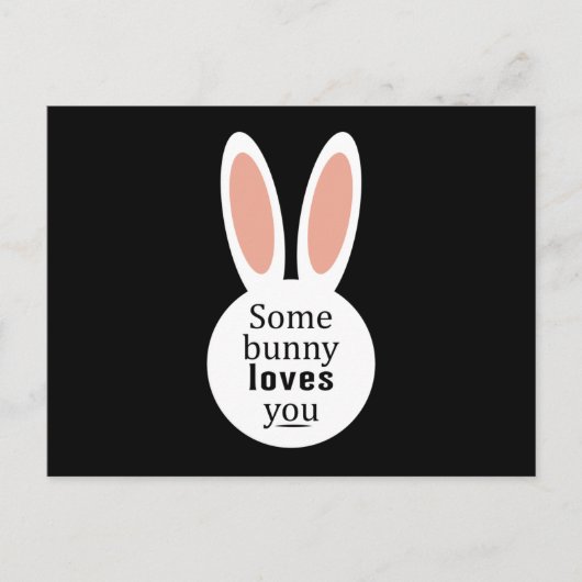 Happy Easter Bunny Spring Ostereier Funny Gift Postkarte (Vorderseite)