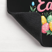 Happy Easter Bunny Spring Ostereier Osterfeier Shi Mousepad (Ecke)