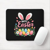 Happy Easter Bunny Spring Ostereier Osterfeier Shi Mousepad (Mit Mouse)