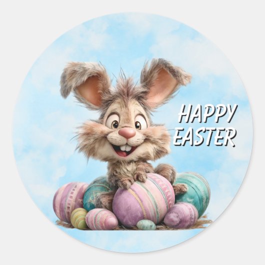 Happy Easter Bunny Sticker (Vorderseite)