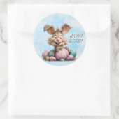 Happy Easter Bunny Sticker (Tasche)